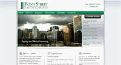 Desktop Screenshot of bondstreetcapital.com
